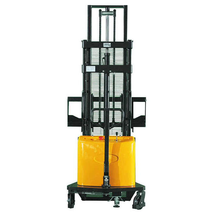 Manual Lift Stacker, 59" Lift, 880 Lb. Capacity